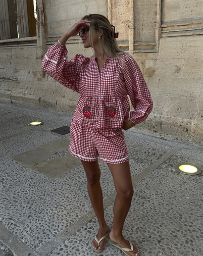 Sissel Edelbo - Bobbie Shorts - Red Checks 